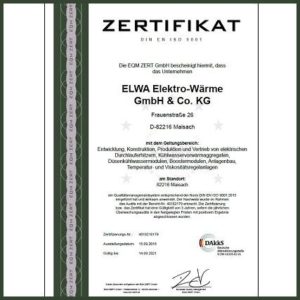 ELWA Zertifikat DIN EN ISO 9001_2015